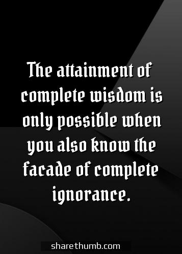 spiritual ignorance quotes